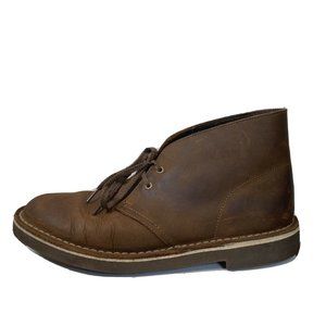 Clarks Mens Chukka Ankle Boots Lace Up Leather